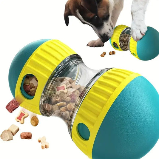 Adjustable Treat Dispenser Toy For Dogs - Interactive IQ Stimulator Slow Feeder For Boredom - Free Fun Puppy Toy Adjustable Food Dispensing Treat Dispenser Dogs Puzzles Feeder | Dog Toy from Globorislux