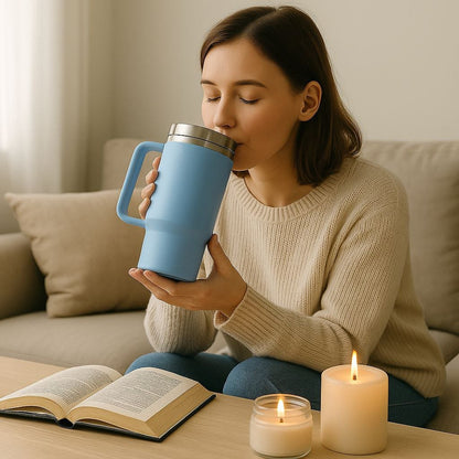 PowerMug™ – 1200ml Smart Thermal Tumbler | Smart Drinkware from Globorislux